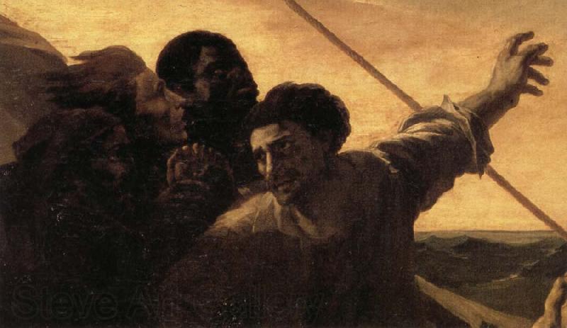 Theodore Gericault Details of The Raft of the Medusa